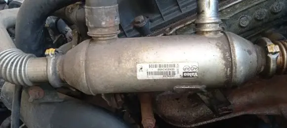 Peugeot 807 EGR valve cooler 9640343780