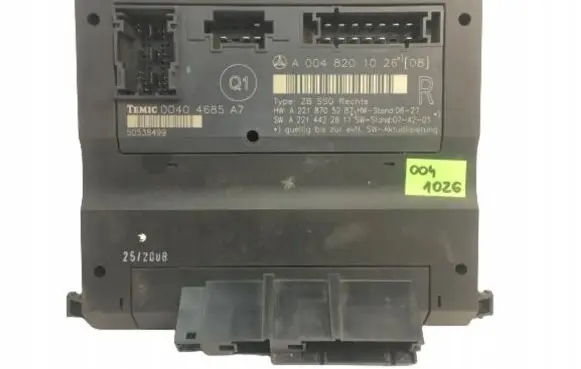Mercedes-Benz S W221 Comfort/convenience module A0048201026