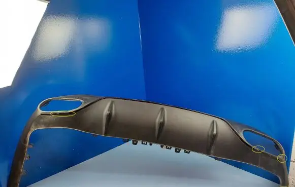 Rear bumper lower part trim