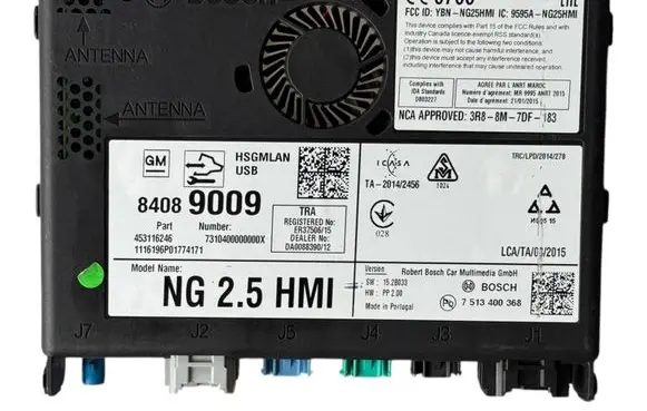 Opel Astra K GPS navigation control unit/module 84089009