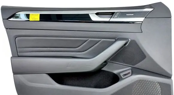 Front door card panel trim