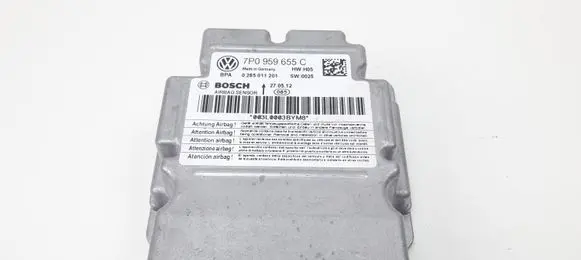 Volkswagen Touareg II Airbag control unit/module 7P0959655C 0285011201