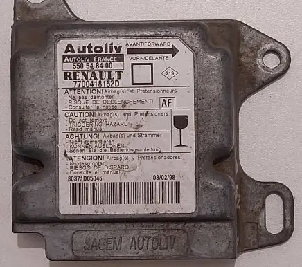 Renault Megane I Airbag control unit/module 7700418152D 550548400 80371D05046