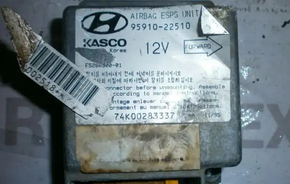 Hyundai Lantra II Airbag control unit/module 9591022510