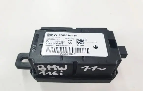 BMW 1 F20 F21 Alarm control unit/module 9269634 A2C37521900