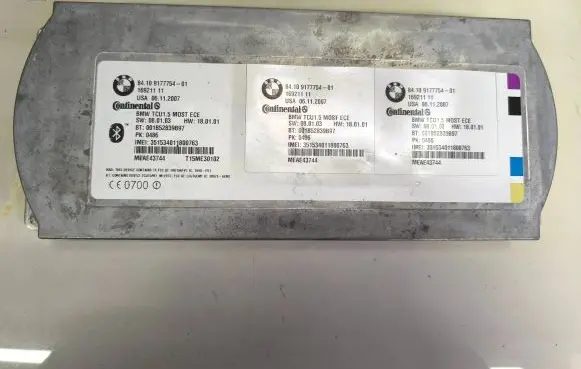 BMW X5 E70 Bluetooth control unit module 9177754 16921111 001B52839B97
