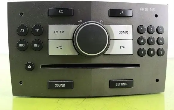 Opel Astra H Radio/CD/DVD/GPS head unit 13251048