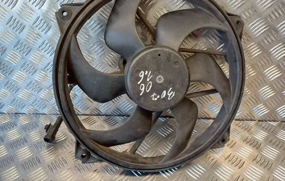 Peugeot 307 Electric radiator cooling fan 9633808480