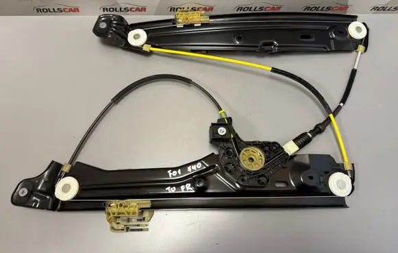 Front window lifting mechanism without motor