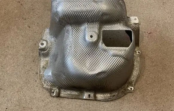BMW 5 G60 G61 Exhaust heat shield 9881742