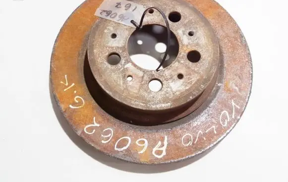 Volvo S80 Rear brake disc neventiliuojamas