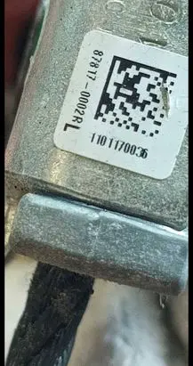 Renault Latitude (L70) Front seatbelt buckle 878170002R