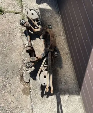 Rear axle beam