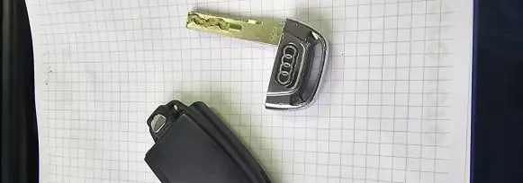 Audi A8 S8 D4 4H Ignition key/card 4H0959254K