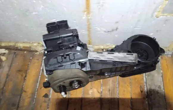 Interior heater climate box assembly