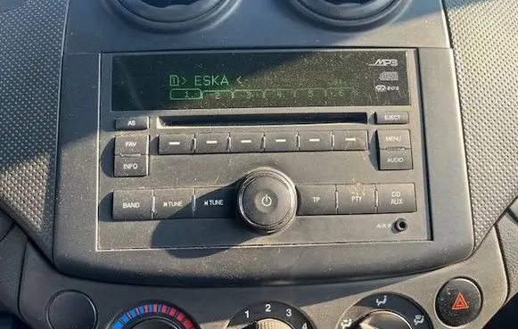 Chevrolet Aveo HiFi Audio sound control unit 