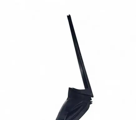 Front door glass trim molding