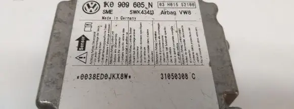 Volkswagen Golf V Airbag control unit/module 1K0909605N