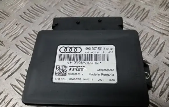 Audi A6 S6 C7 4G Hand brake control module 4H0907801E 4H0907801A
