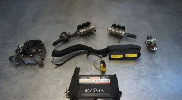Audi A6 S6 C5 4B LP gas equipment set STAG-300-6 67R-010973 67R-014289