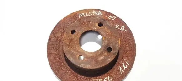 Nissan Micra Front brake disc neventiliuojamas