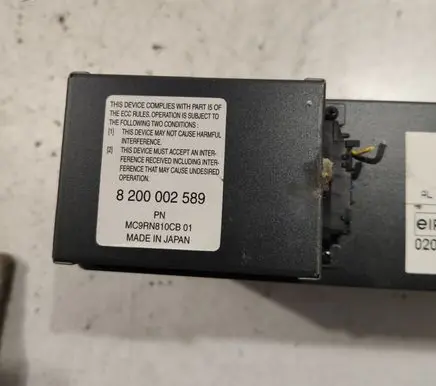 Renault Scenic I CD/DVD changer 8200002589