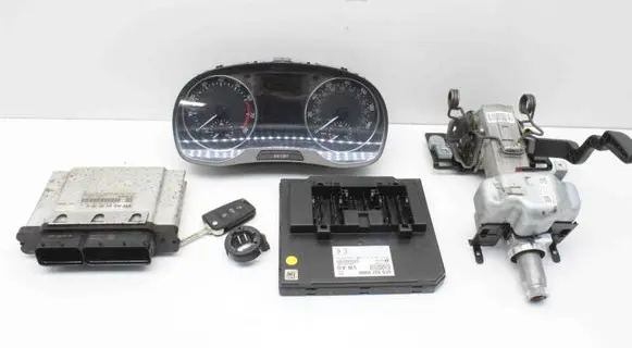 Skoda Fabia Mk3 (NJ) Engine ECU kit and lock set 6V0920940 5Q0905861A