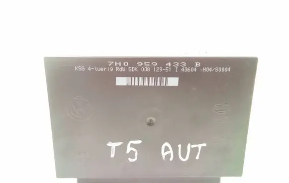 Volkswagen Transporter - Caravelle T5 Engine control unit/module 7H0959433B 5DK00812951