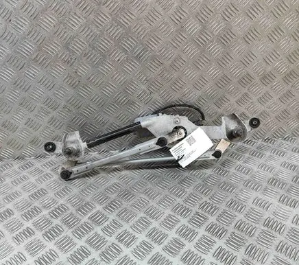 Front wiper linkage and motor