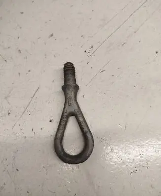 Towing hook eye