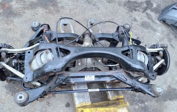 Volkswagen Touareg I Rear suspension assembly kit set 7L0500041 0AB525015C