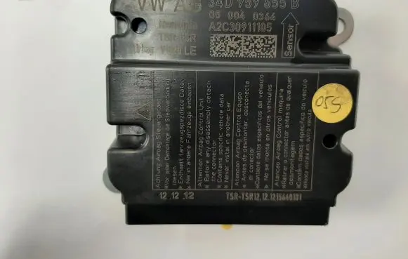 Seat Toledo IV (NH) Airbag control unit/module 34D959655B