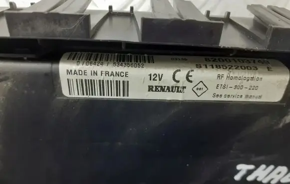Renault Thalia I Voice control module 8200103749