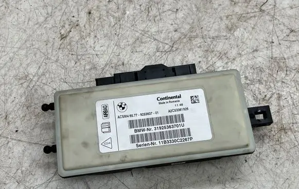 BMW 5 F10 F11 Airbag control unit/module 9253637 31925363701U A2C53361926