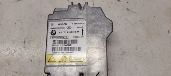 BMW 1 E81 E87 Airbag control unit/module 6577918443201 0285010070 31918443201