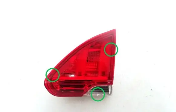 Peugeot 2008 I Tailgate rear/tail lights 9678074580