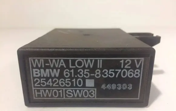 BMW 3 E36 Window wiper relay 61358357068 25426510 449303