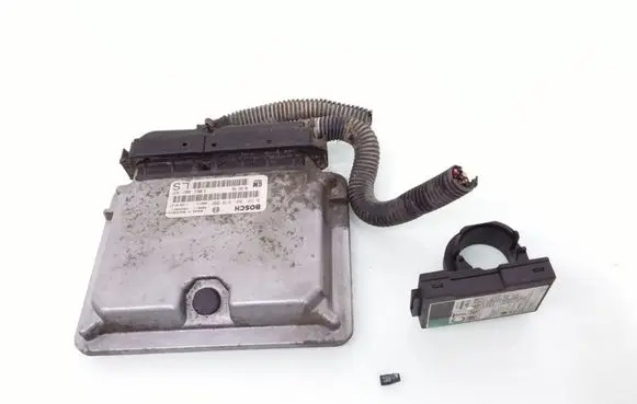 Opel Astra G Engine ECU kit and lock set 90589736 0281001670 90560475