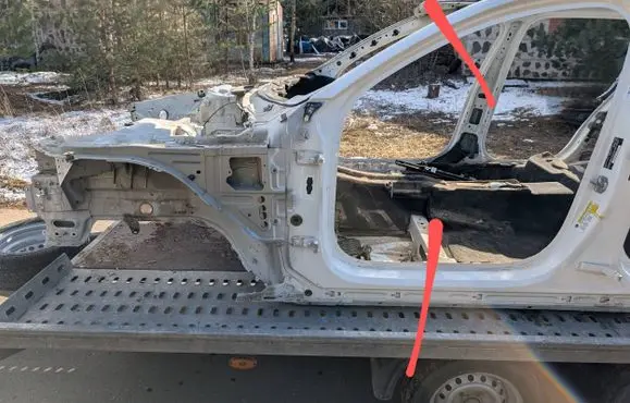 Volvo V60 Front side member 