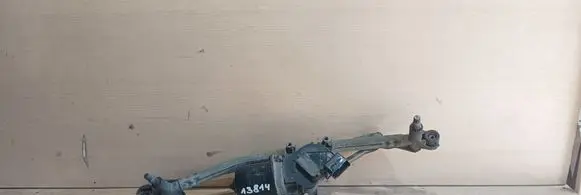 Front wiper linkage and motor