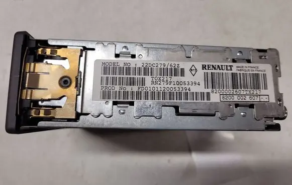 Renault Laguna II Radio/CD/DVD/GPS head unit 8200002607 22DC27962Z T0X217
