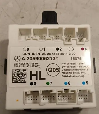 Mercedes-Benz C W205 Door control unit/module A2059006213 2841533511300