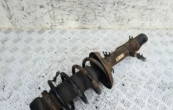 Front shock absorber with coil spring