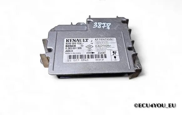 Renault Modus Airbag control unit/module 8200505153 0285001509