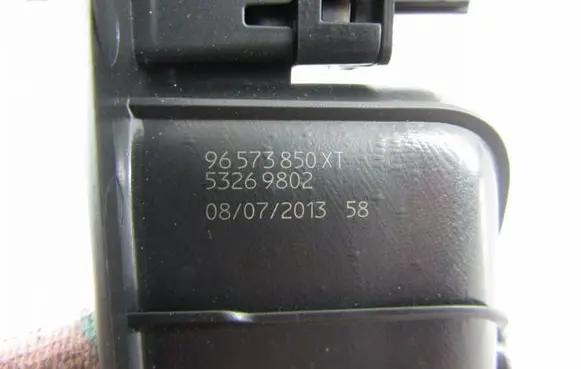 Peugeot 308 Electric window control switch 96573850xt