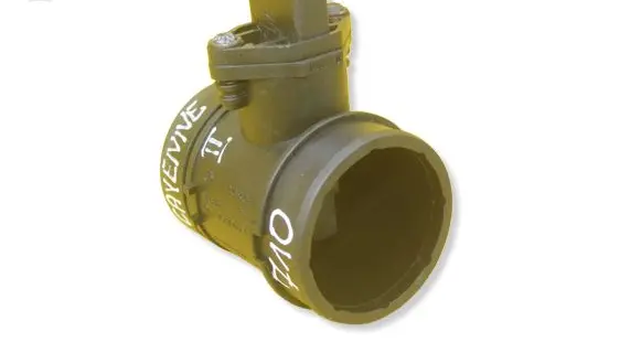 Porsche Cayenne (9PA) Mass air flow meter 0281002435