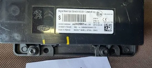 Peugeot 2008 I Bluetooth control unit module 9828266180