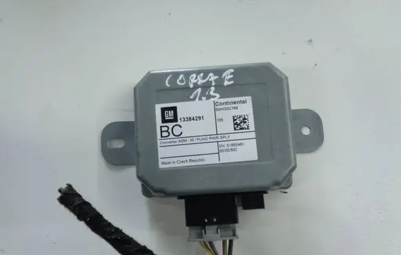 Opel Corsa E GPS navigation control unit/module 13384291 51650461 5WK50278B