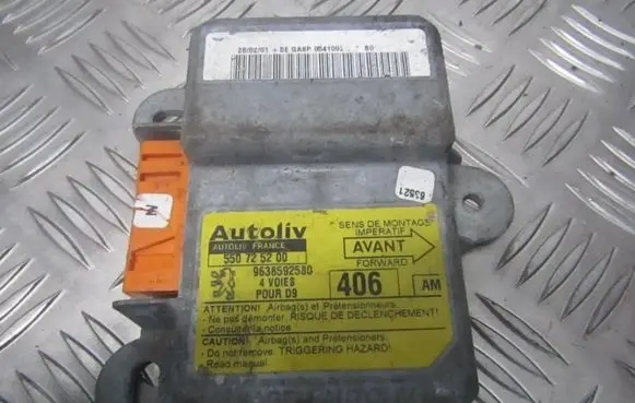 Peugeot 406 Airbag control unit/module 550725200 9638592580