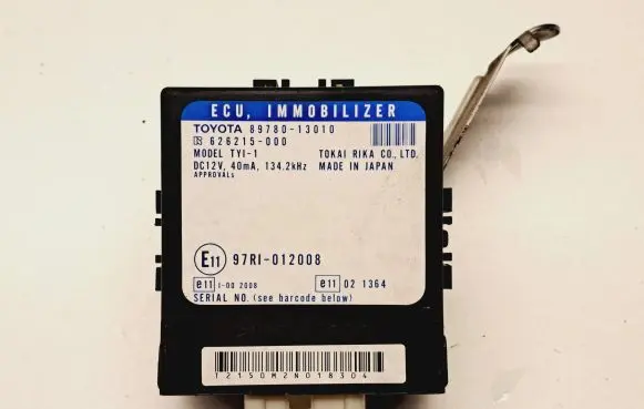 Toyota Corolla Verso E121 Immobilizer control unit/module 97RI012008 626215000